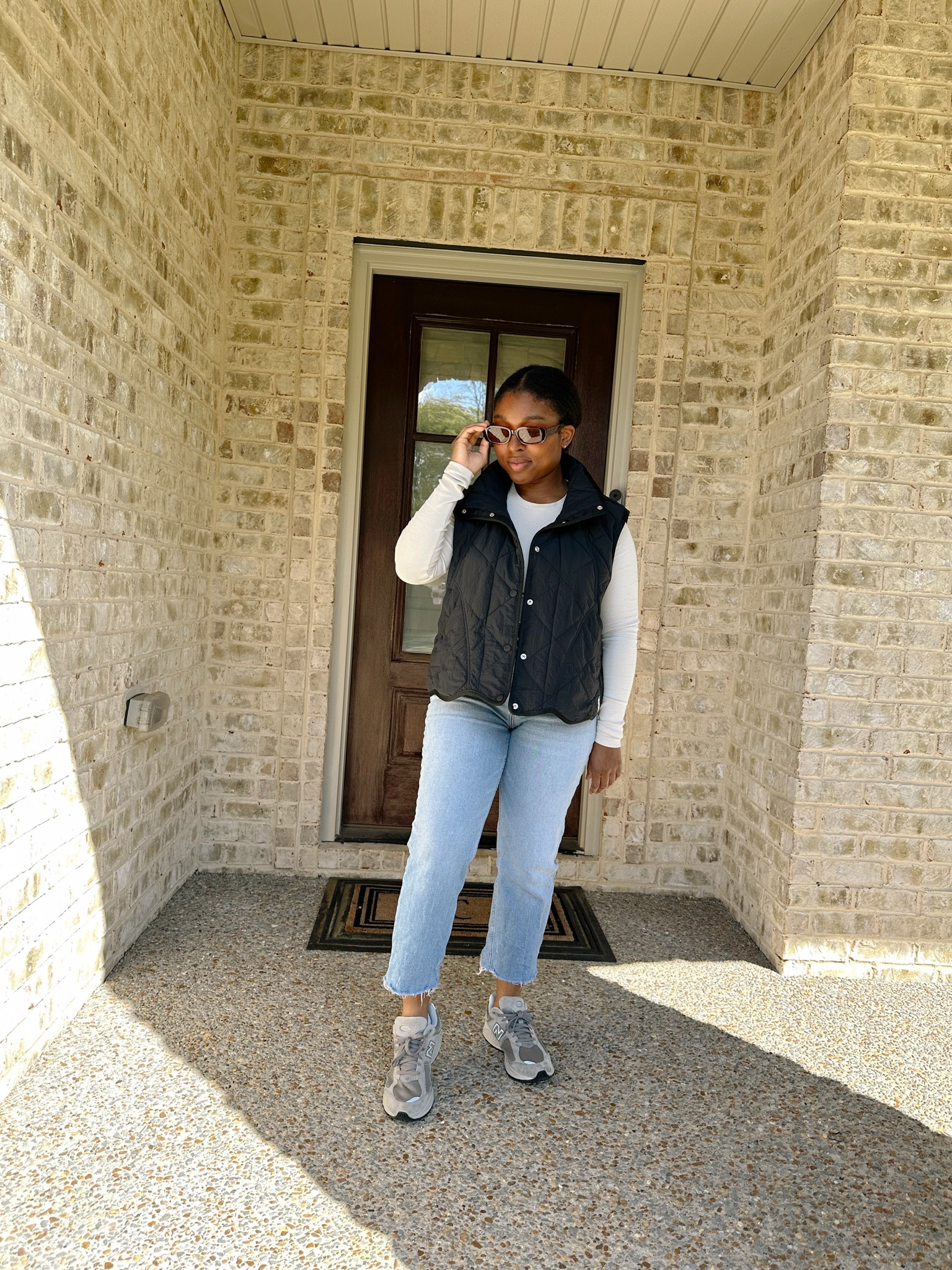 Pumpkin patch outfit idea🎃🍁🍂

Size small in vest
size medium in long sleeve (Aritzia homestretch long sleeve in matte pearl)
Size 28 shorts in jeans 
Size 7 (men’s sizing) in new balance sneakers- I’m a 8.5

#LTKSeasonal #LTKfamily #LTKstyletip