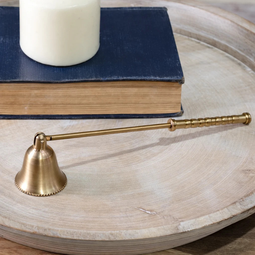 Brass Color Candle Snuffer | River Chic Designs