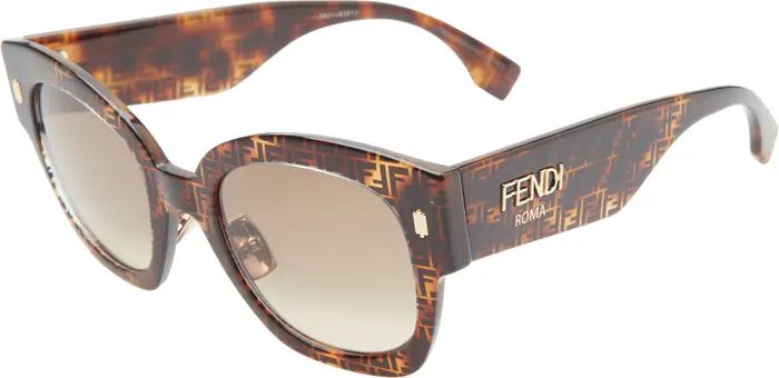 FENDI 52mm Gradient Square Sunglasses | Nordstromrack | Nordstrom Rack
