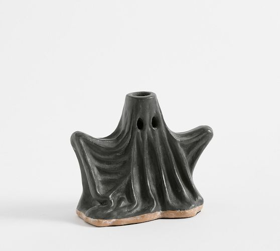 Ceramic Ghost Candle Holder | Pottery Barn (US)