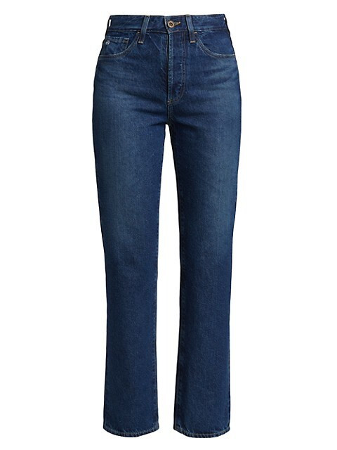 Alexxis High-Rise Straight-Leg Jeans | Saks Fifth Avenue
