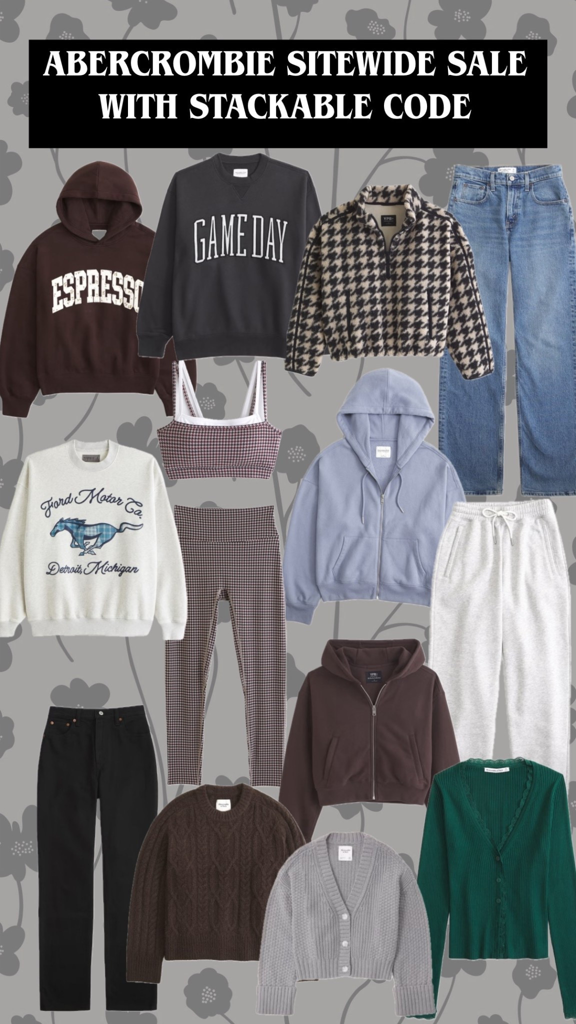 BIG ABERCROMBIE SALE with stackable code lots of influencers have access to (i used JENREED) 

#LTKGiftGuide #LTKSaleAlert #LTKCyberWeek