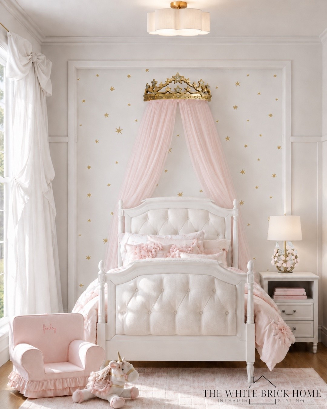 A dreamy princess inspired bedroom with soft blush hues, delicate gold accents, and an elegant canopy fit for a fairytale. 
❤️❤️
Girls room, girls bedroom, kids room, kids bedroom girls room decor, girls room design, girls room bed, girls room bedding, toddler girl, toddler girl bedroom, pink girls room, pink girls bedroom, princess bedroom, princess room design, girls room bed, girls room rug, girls room decor, girls room finds, home decor, home design, bedroom, girls room furniture, pottery barn, pottery barn kids girls room, wayfair

#LTKHome #LTKSaleAlert #LTKKids