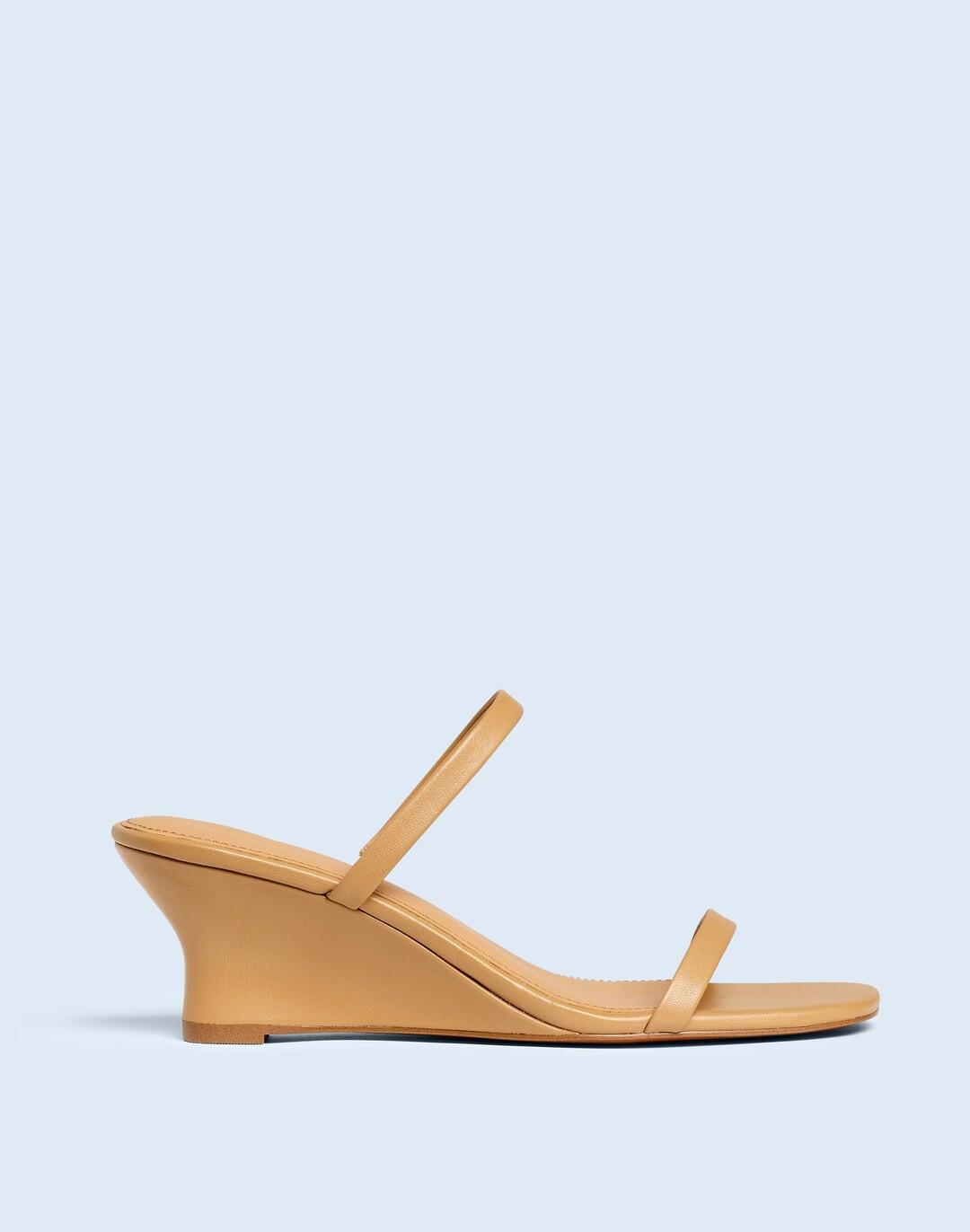 The Kimmy Wedge Sandal in Leather | Madewell