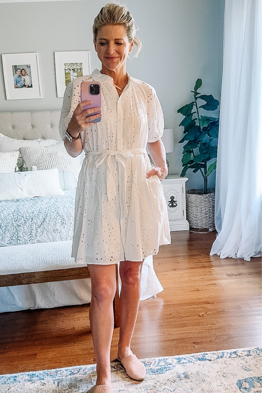 Target with the cutest eyelet lace dress 🤩