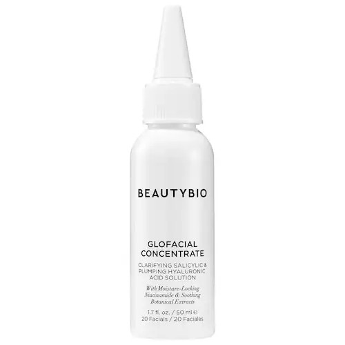 GLOfacial Concentrate with Clarifying Salycilic Acid & Plumping Hyaluronic Acid | Sephora (US)