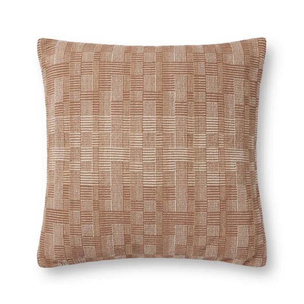 Amber Lewis x Loloi Dolly Clay / Natural Pillow | Wayfair Professional