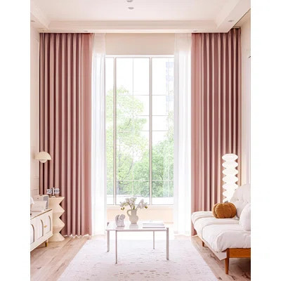 Polyester Room Darkening Curtain Pair | Wayfair North America