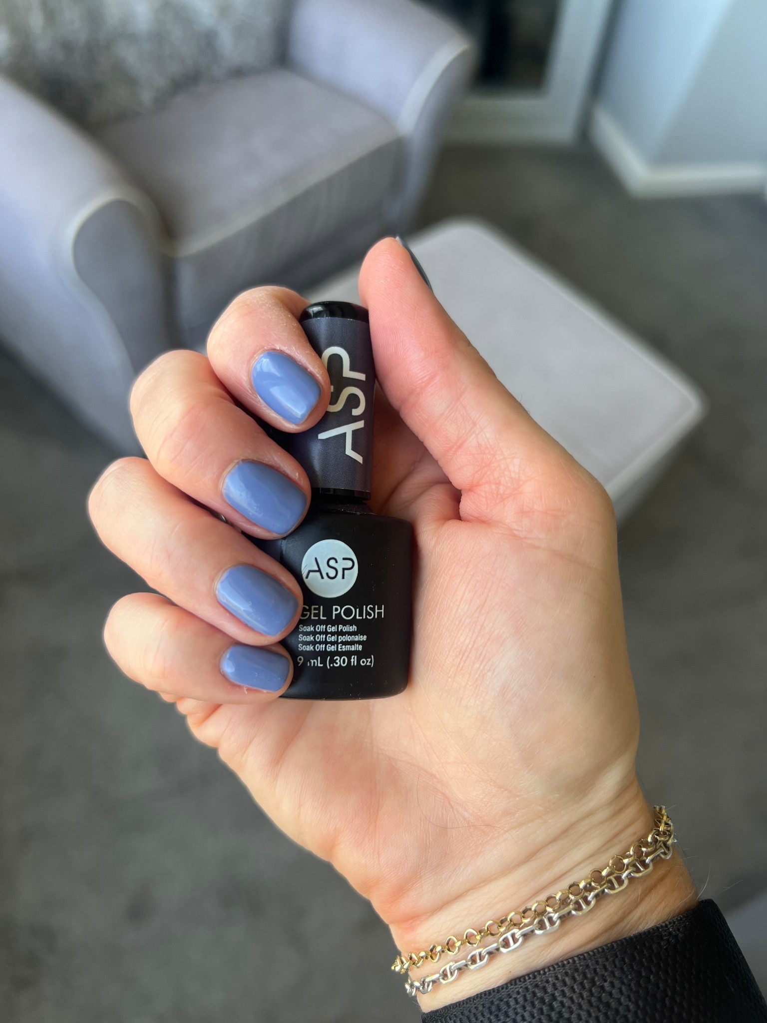 Gel nails! 
Blue polish is Out of the Blue 💙

#LTKdayinmylife #LTKselfcare #LTKBeauty