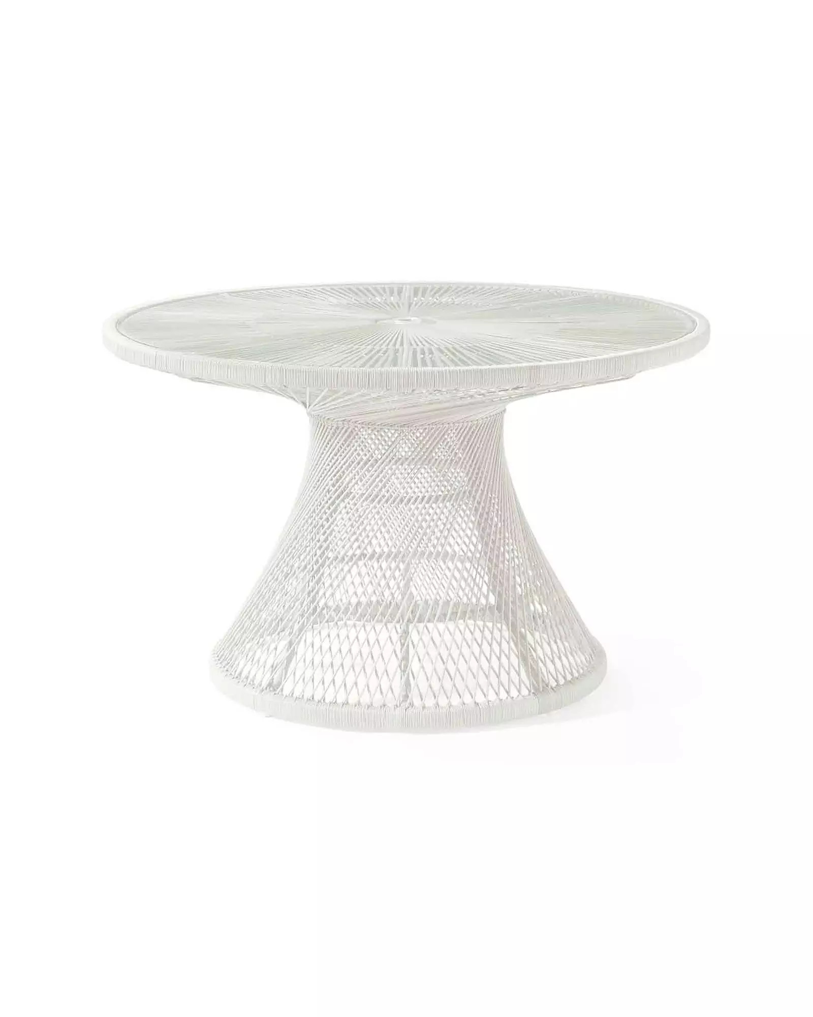 Blithedale Dining Table with Umbrella Hole | Serena and Lily