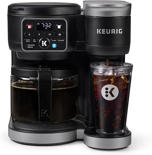 Keurig K-Duo Hot & Iced Single Serve & Carafe Coffee Maker, MultiStream Technology, 72oz Reservoi... | Amazon (US)