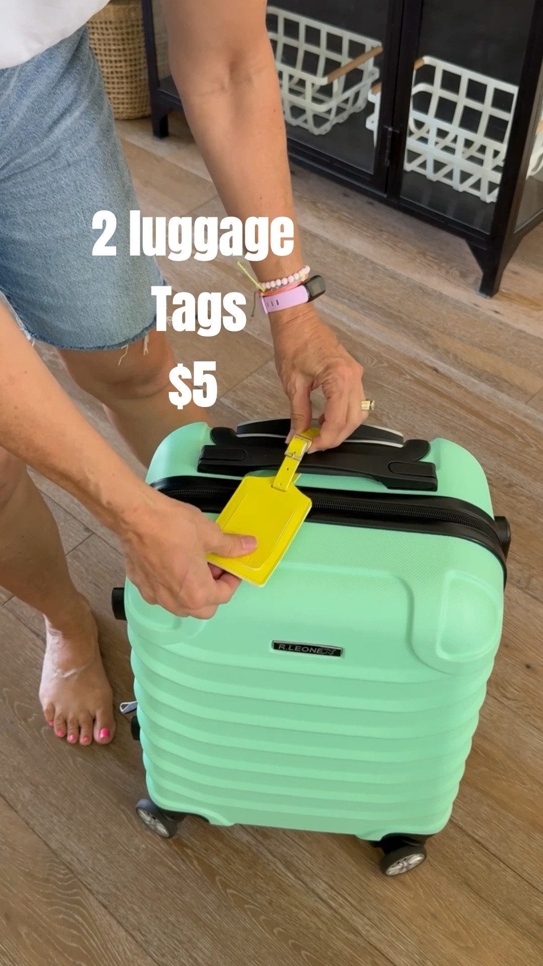 Cutest luggage tags — just $5 for a 2-pack 🙌 20+ color options to match or pop against your suitcase I went with a bold contrast 💛 but tone-on-tone would be so chic too Linked for Prime Day under my travel essentials
 #LTKtravel #primeday2025 #amazontravelfinds #luggagetags #LTKdeal




#LTKTravel #LTKFindsUnder50 #LTKStyleTip