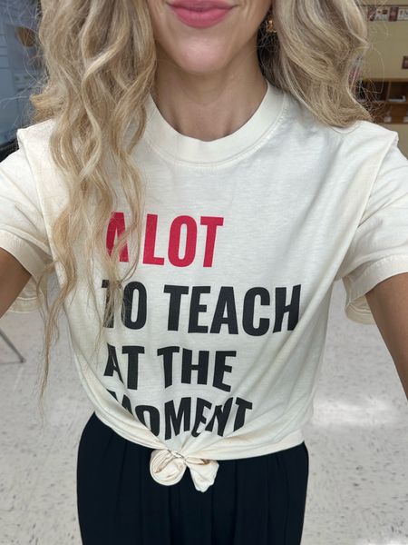 The most perfect teacher tee for a swiftie! #swiftie #teacherfashion #taylorswift 

#LTKBacktoSchool