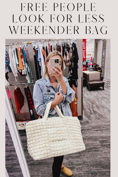 Free People look for less Weekender bag from Target! Makes for a great carry-on.

#LTKitbag #LTKSeasonal #LTKtravel