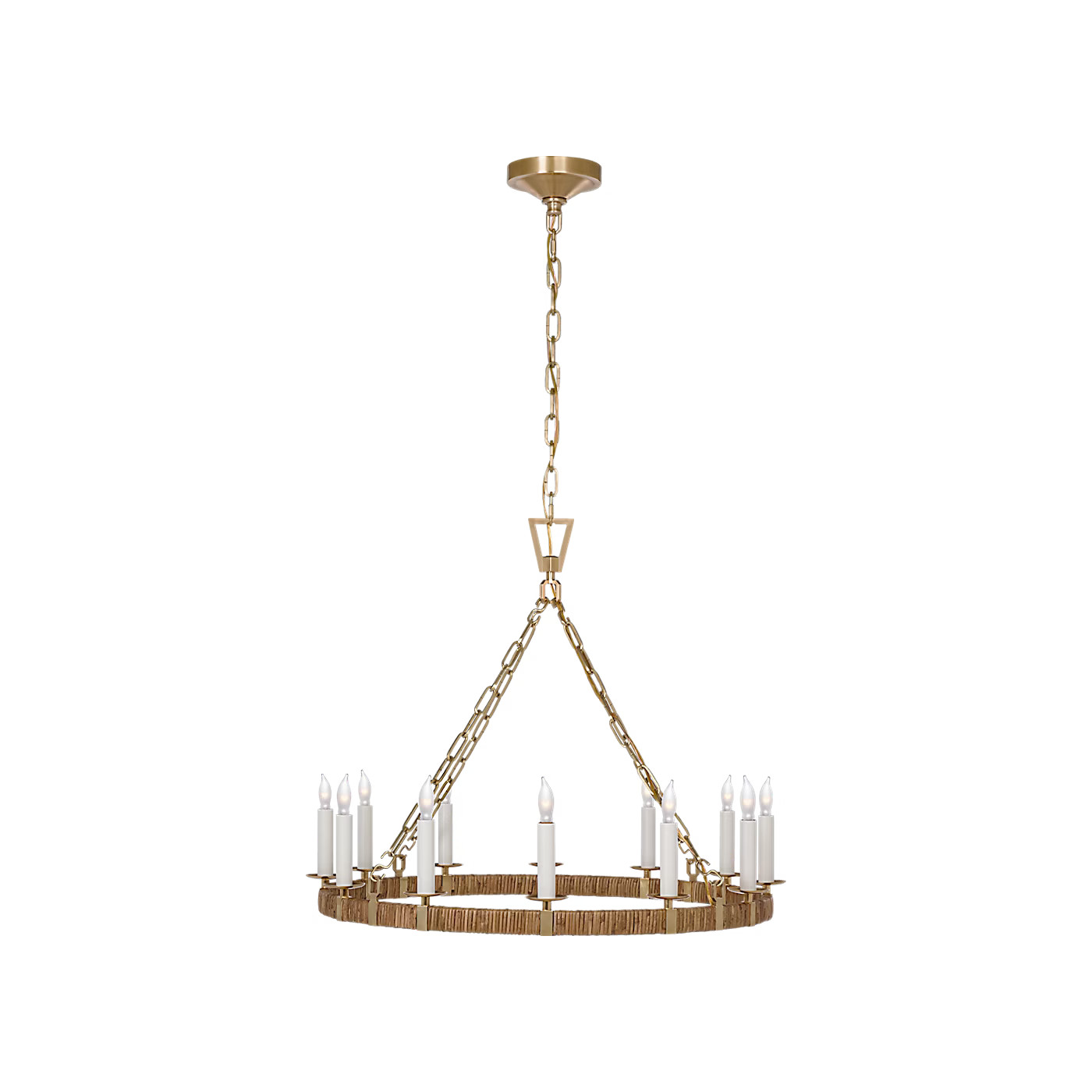 Darlana Medium Wrapped Ring Chandelier | Visual Comfort