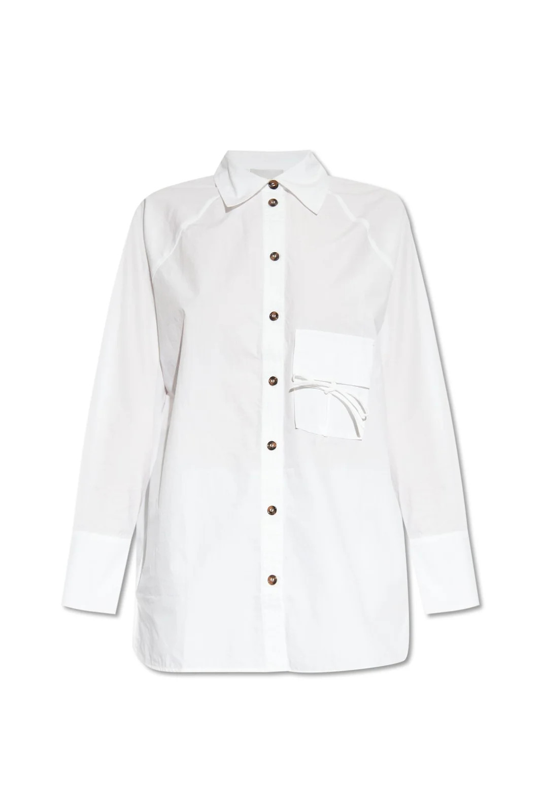Ganni Shirt From Organic Cotton | Cettire Global