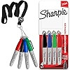 Mini Sharpies for Nurses Badge, 4 Mini Sharpies, Mini Markers, Mini Permanent Markers with Lanyar... | Amazon (US)