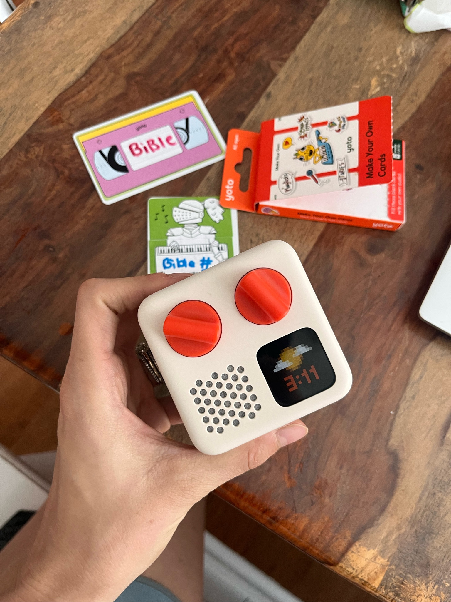 I figure out how to make my own YOTO cards full of our favorite Bible stories and now I can’t love this thing more! Such a great way for him to grow in the knowledge of the word and a helpful tool to help reduce screen time!! 

#LTKBump #LTKBaby #LTKFamily