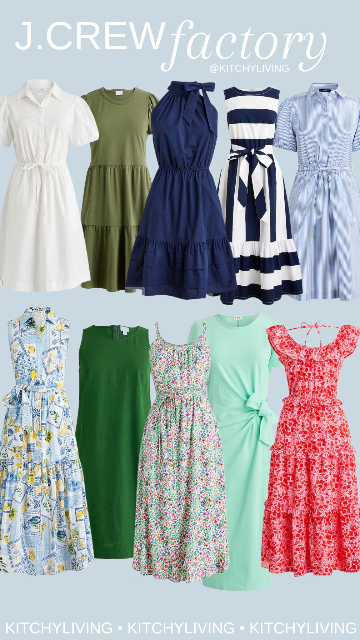 Loving these summer dresses from J.Crew Factory! 50-70% off J.Crew Factory - no code needed! #jcrewfactory

#LTKFindsUnder100 #LTKSeasonal #LTKSummerSales