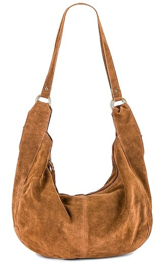 Free People Roma Suede Tote in Tan. | Revolve Clothing (Global)