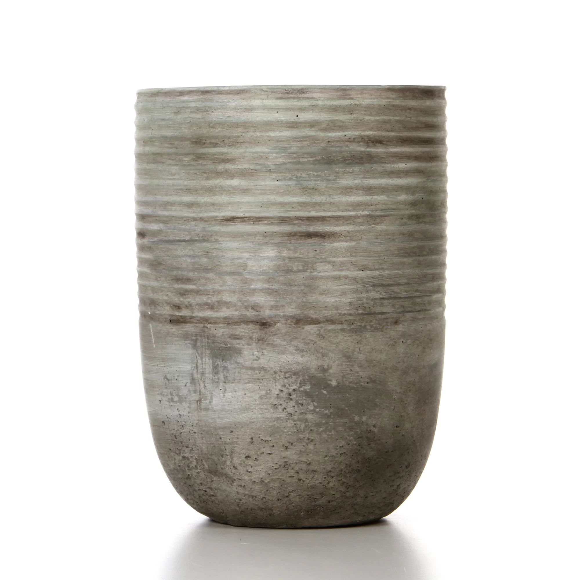 Hosley Grey Cement Vase | Walmart (US)