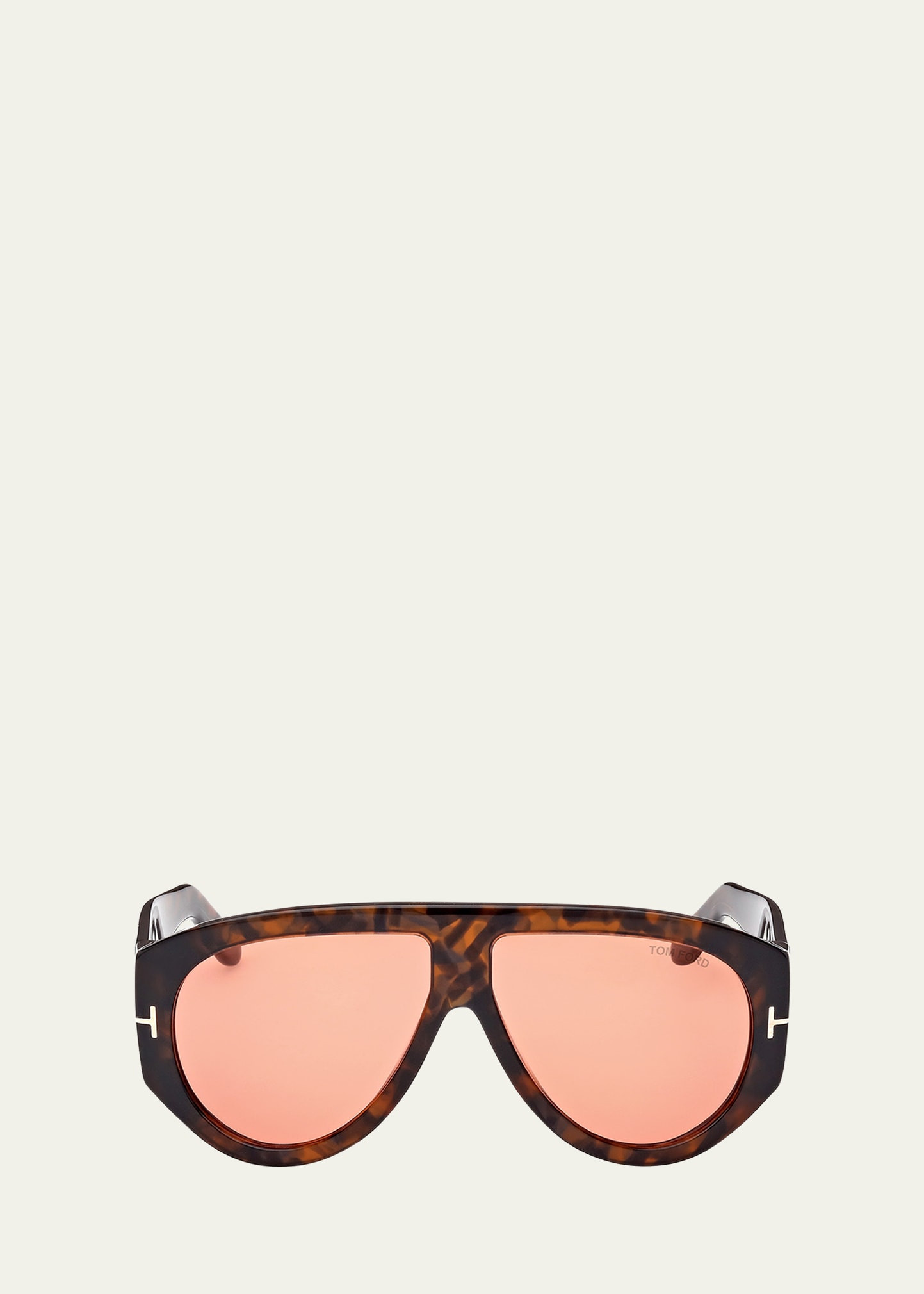 TOM FORD Bronson Havana Acetate Aviator Sunglasses | Bergdorf Goodman