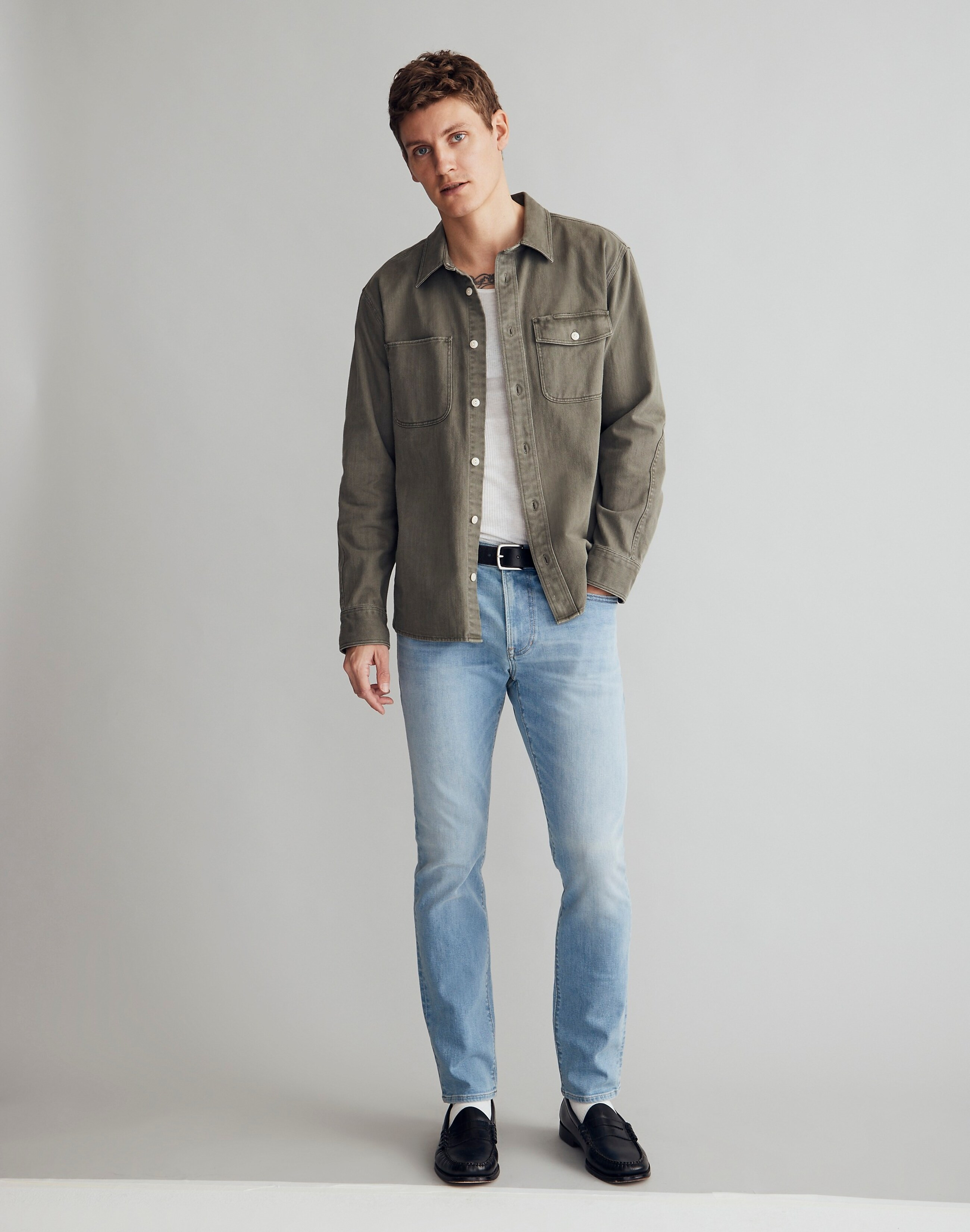 Athletic Slim Jeans in Homeway Wash: COOLMAX&reg; Denim Edition | Madewell
