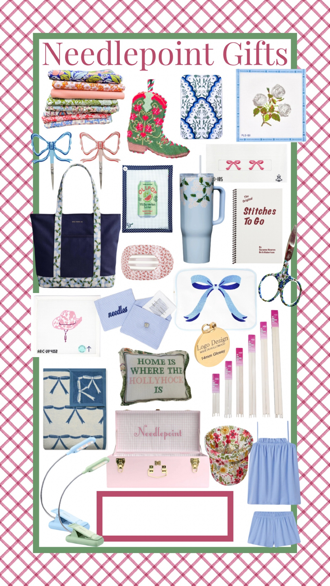Gift guide for the needlepoint lover. These are all things I love to use while I stitch, to help stitch, fun canvases, etc! 


Grandmillenial gift guide, grandmillenial gifts, grandmillenial christmas, needlepoint christmas, needlepoint gifts, stitcher gifts, gifts for her, mom gifts, sister gifts, grandmother gifts, hobby gifts, Ndlpt gifts, Ndlpt gift guide, gifts under 25, gifts under 50, gifts under 100, gifts under 150

#LTKGiftGuide #LTKHome #LTKFindsUnder50
