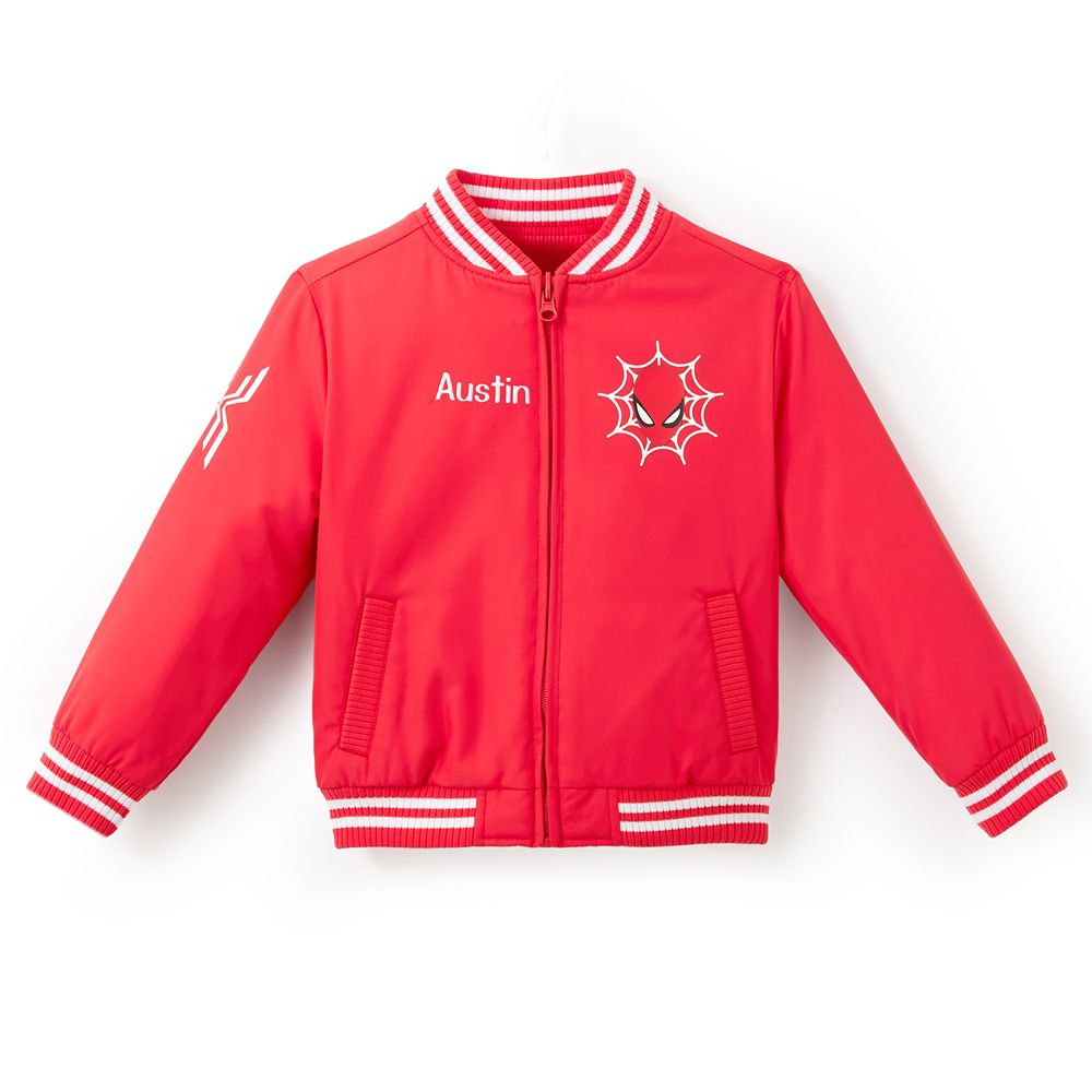 Spider-Man Bomber Jacket for Kids \u2013 Personalized | Disney Store