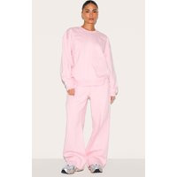 Petite Pink Wide Leg Sweatpants | PrettyLittleThing US