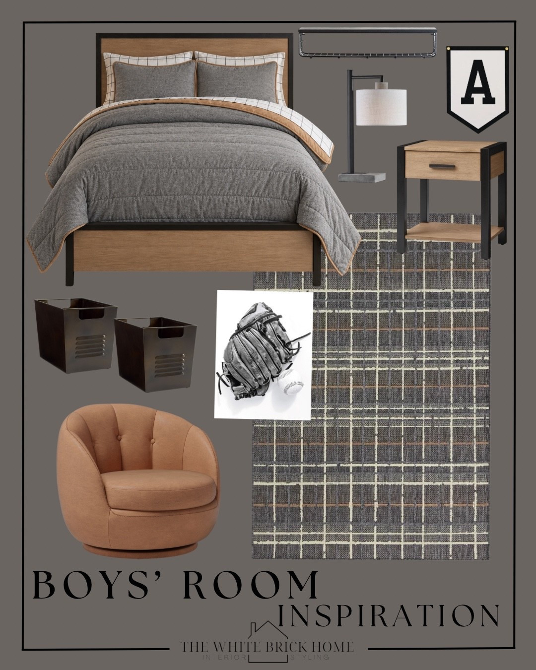 I love this color palette for a sophisticated baseball themed bedroom! This rug would be beautiful paired with this baseball leather chair and this modern boys bed frame! 

Boys room, boys bedroom, kids room, kids bedroom, boys room decor, boys room ideas, boys room bedding, boys room rug, boys room bedding, boys room theme, baseball bedroom, baseball room, kids room ideas, boys room finds, home decor, home design, bedroom, teen boy, teen boy baseball bedroom, teen bedroom, pottery barn, pottery barn boys room, wayfair, Etsy