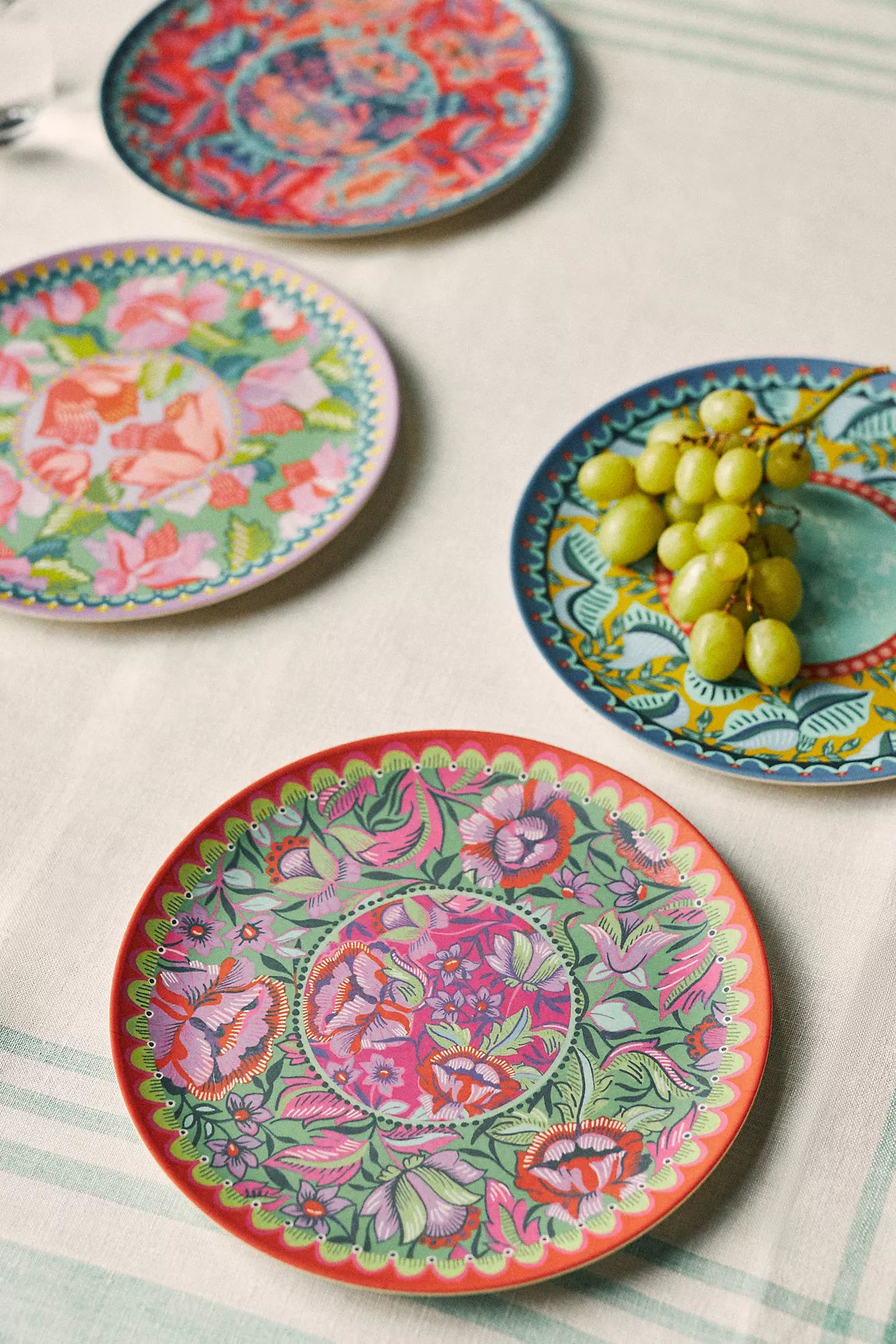 Alexandra Farmer The Flock Melamine Dinner Plate | Anthropologie (US)