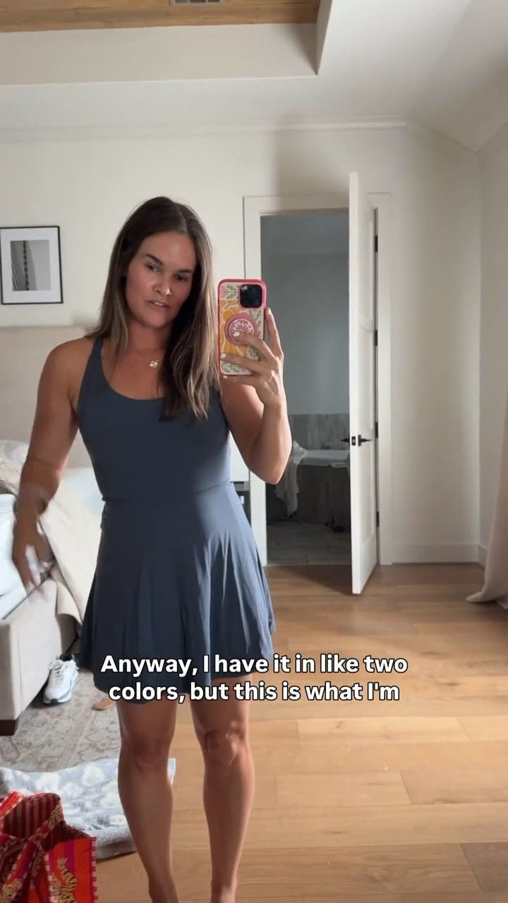 Sports moms, THIS is your new game day uniform!! 👏 This athletic dress is SO easy to throw on for practices, games, school pickup, and everything in between. Cute AND comfy!

sports mom outfit, athletic dress, active dress, mom on the go, game day outfit, sports mom style, casual mom outfit, athleisure dress, everyday activewear, comfortable outfit, sideline style, JulieFranks