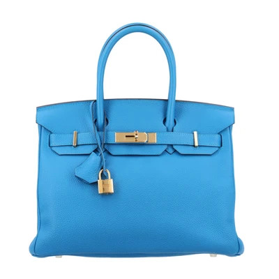 Togo Birkin 30 Bleu Zanzibar | FASHIONPHILE (US)
