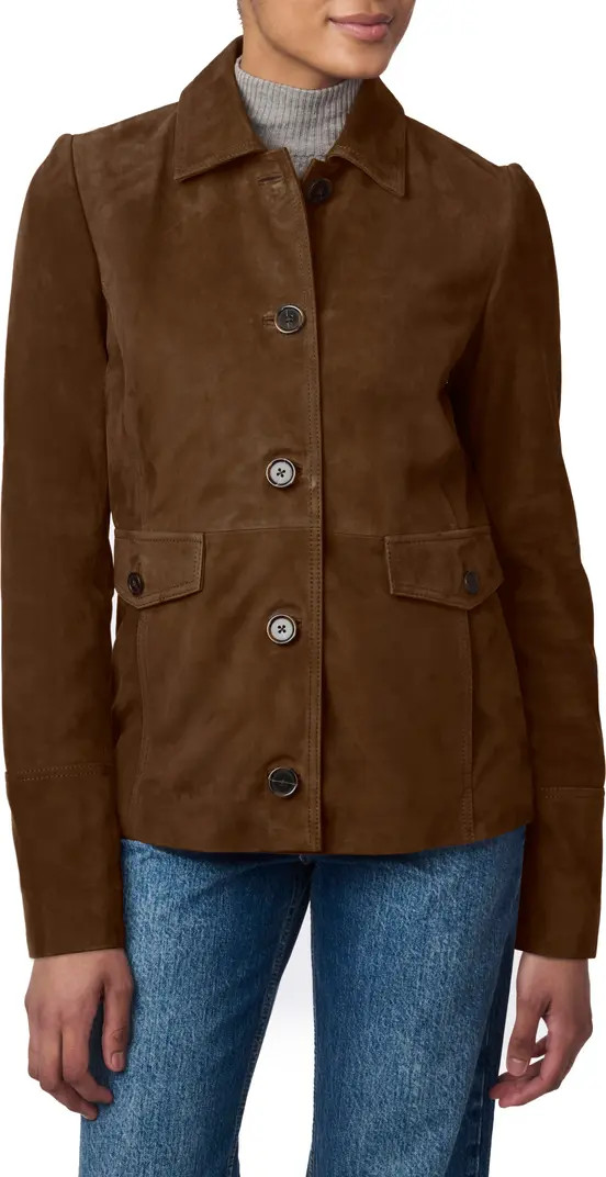 Bernardo Suede Shirt Jacket | Nordstrom | Nordstrom