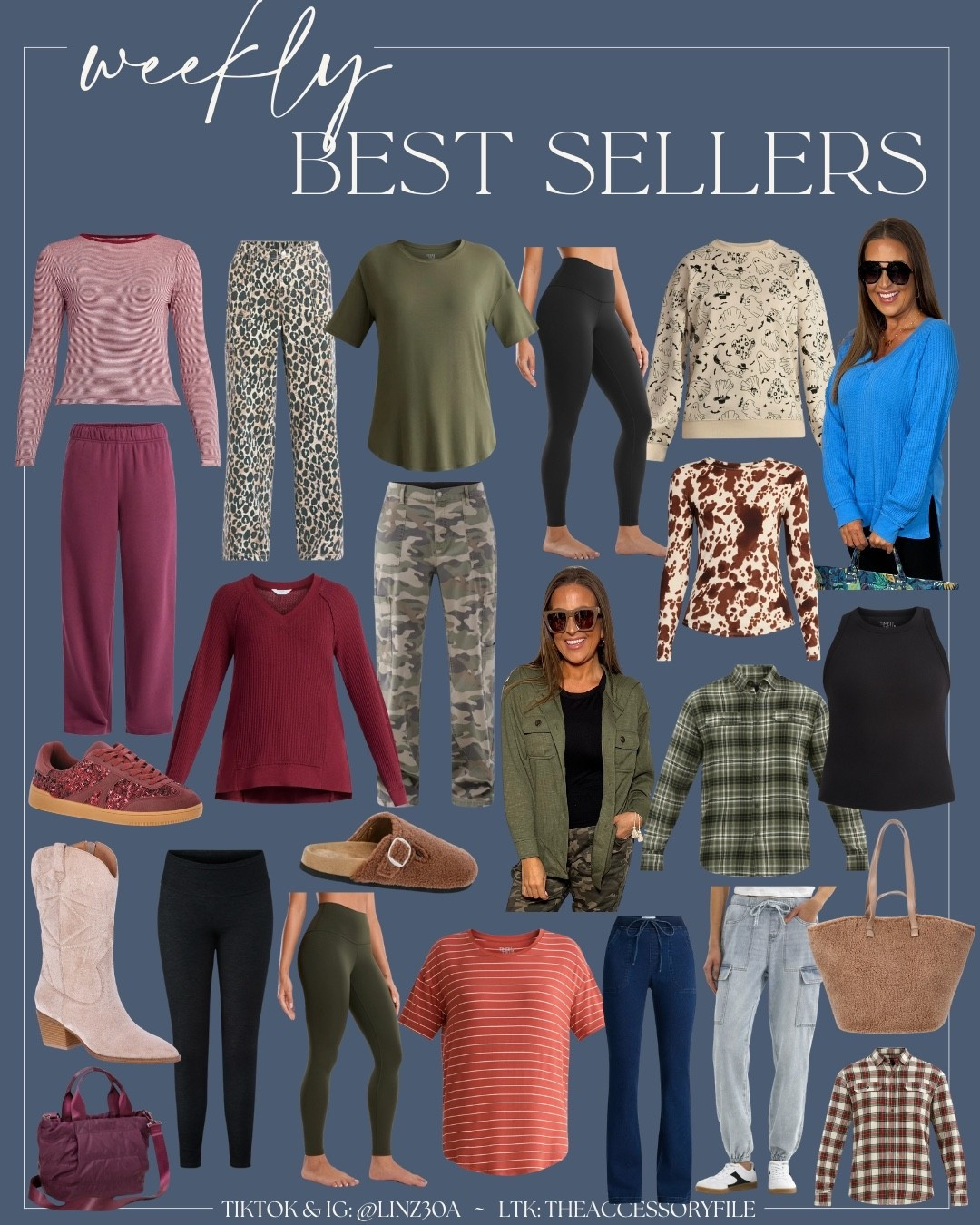 This past week’s best sellers! 

Fall outfit, fall fashion, viral fashion, camo pants, cargo pants, buttery soft black leggings, athleisurewear, athleisure, Halloween outfit, Halloween costume, Halloween sweatshirt, denim joggers, hoodie


#LTKStyleTip #LTKFindsUnder50 #LTKSeasonal