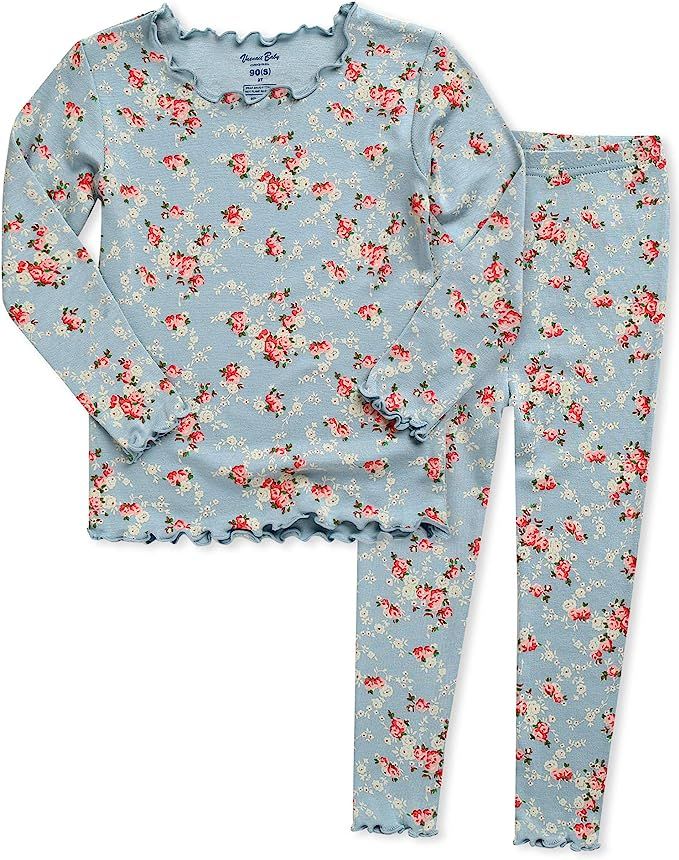 VAENAIT BABY 6M-12Y Kids Unisex Girls & Boys Soft Comfy Modal Tencel Shirring Sleepwear Pajamas 2... | Amazon (US)