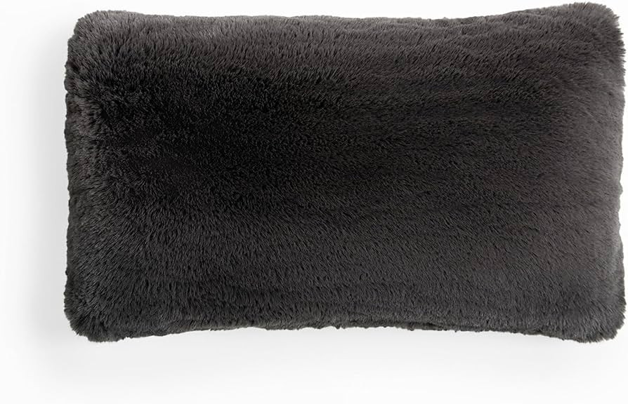 UnHide Squish Lumbar Pillow - Faux Fur Pillow - Extra Soft Throw Pillow - Rectangular Shaped, Pol... | Amazon (US)