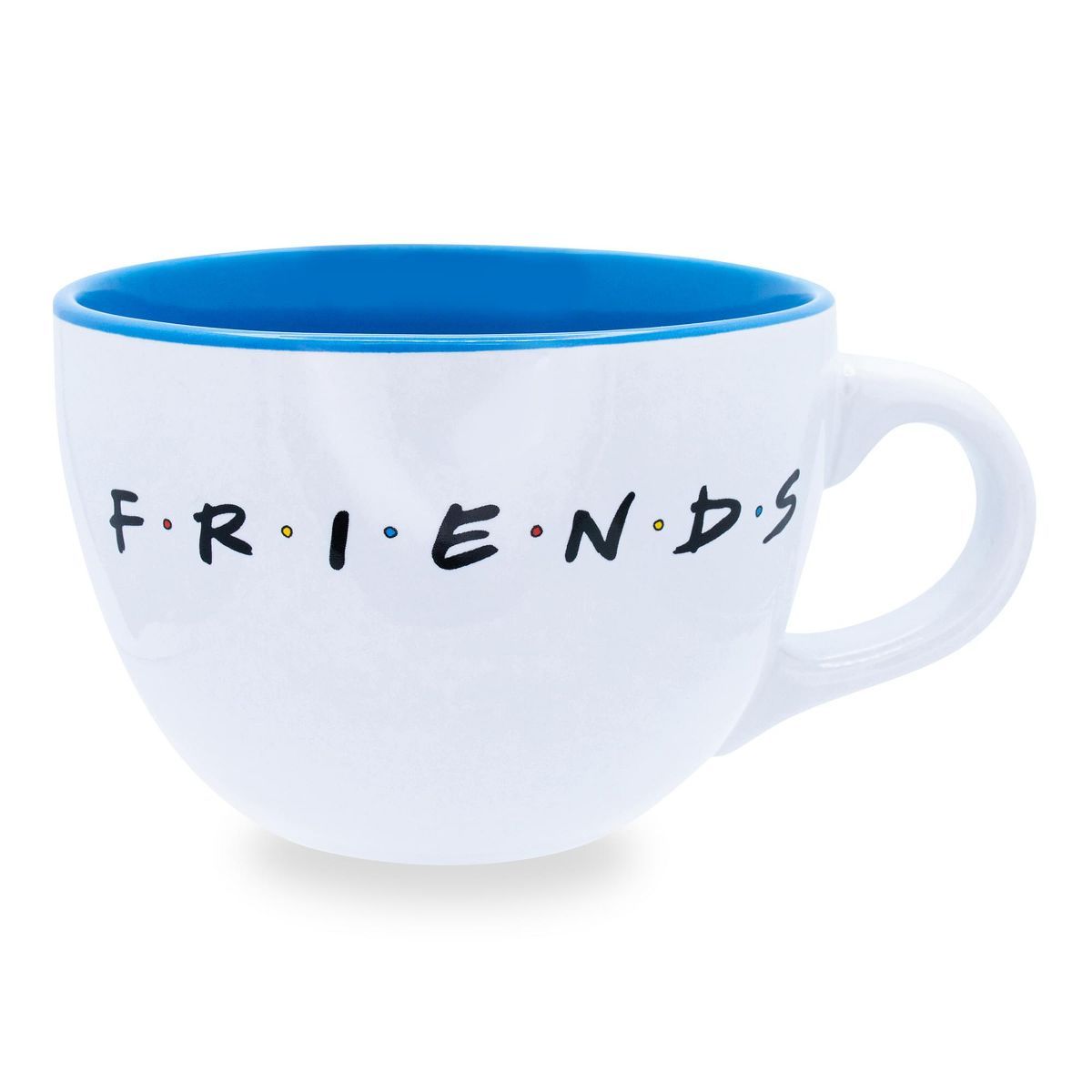 Silver Buffalo Friends Doodle Logo Ceramic Soup Mug | Holds 24 Ounces | Target