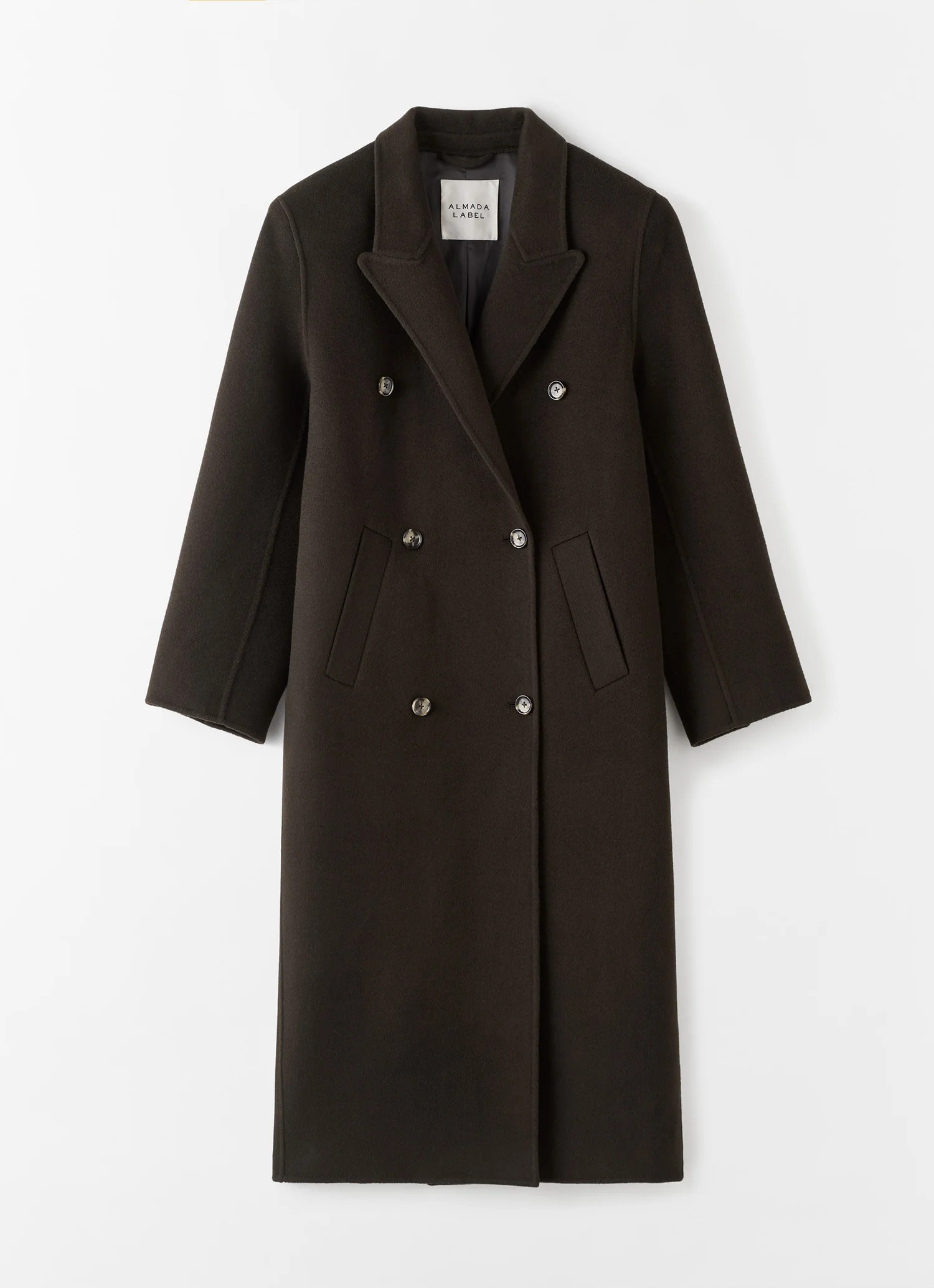 Deja Doublé Coat, chocolate | Almada Label