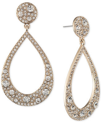 Crystal Scatter Open Drop Earrings | Macy's