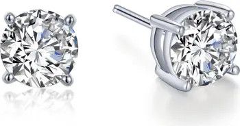 Simulated Diamond Round Stud Earrings | Nordstrom