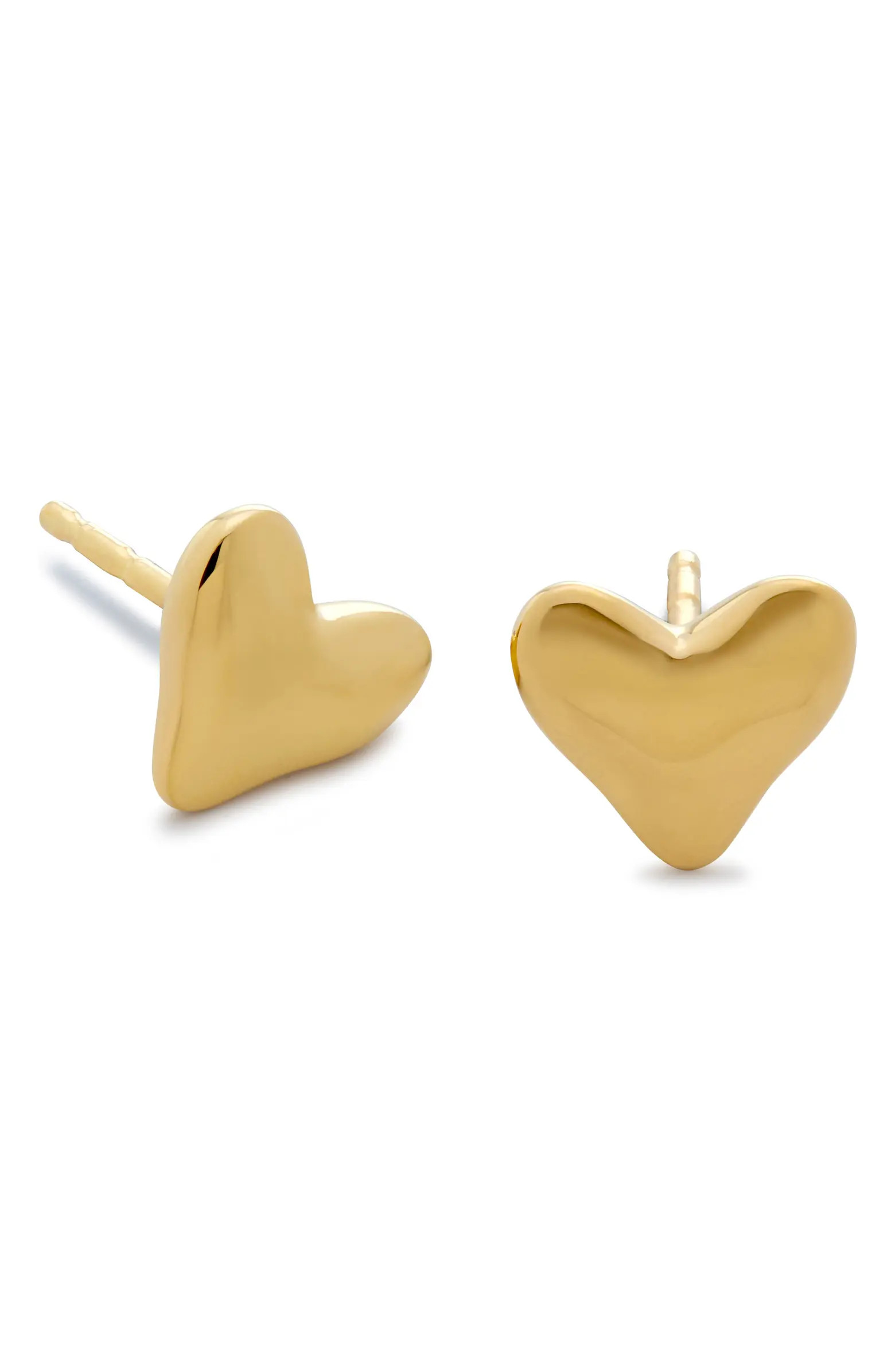Monica Vinader Heart Stud Earrings | Nordstrom | Nordstrom