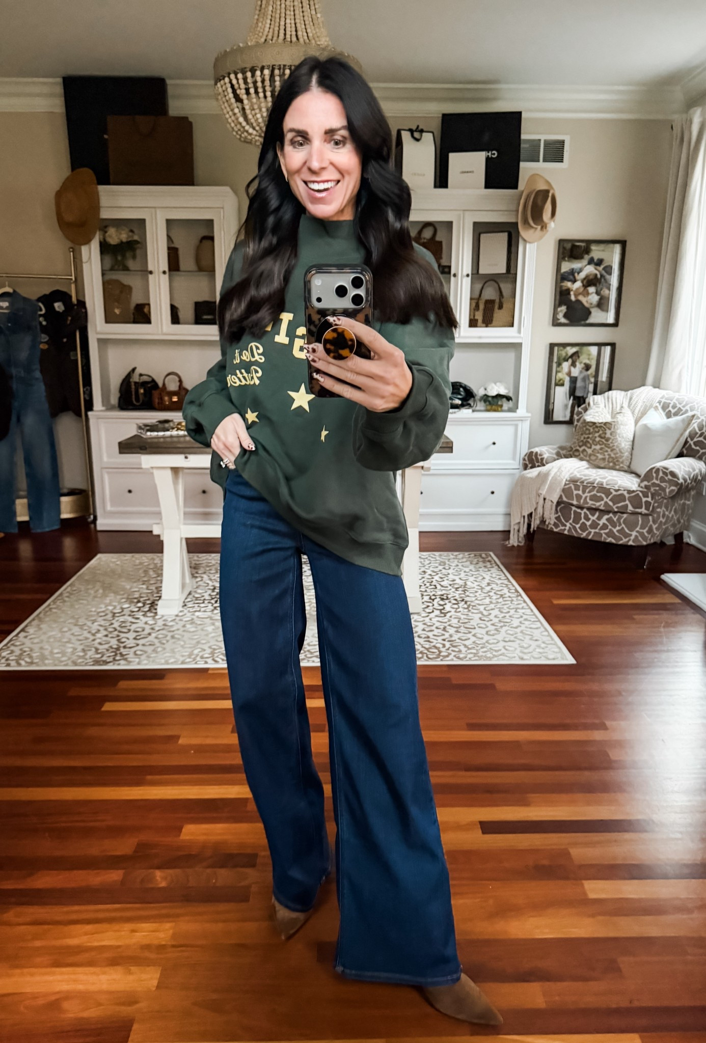 Love this cowgirl mock neck! Wearing a large 

#LTKStyleTip #LTKGiftGuide