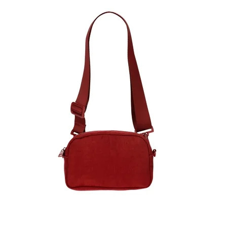 No Boundaries Women's Hands Free Fanny Pack, Sparkling Merlot | Walmart (US)