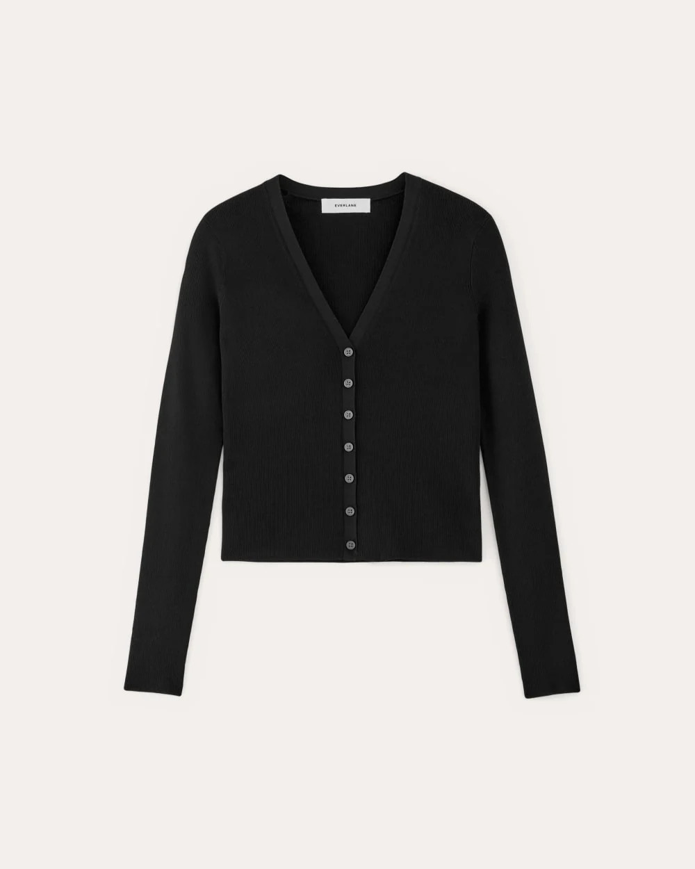 The Cozy Rib Cardigan | Black | Everlane