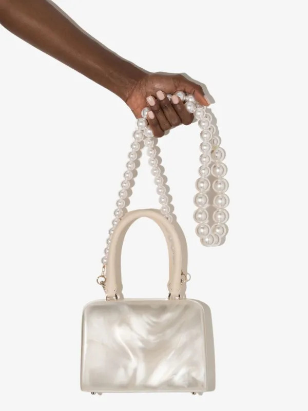 Simone Rocha Mini pearl-effect Case Bag - Farfetch | Farfetch Global