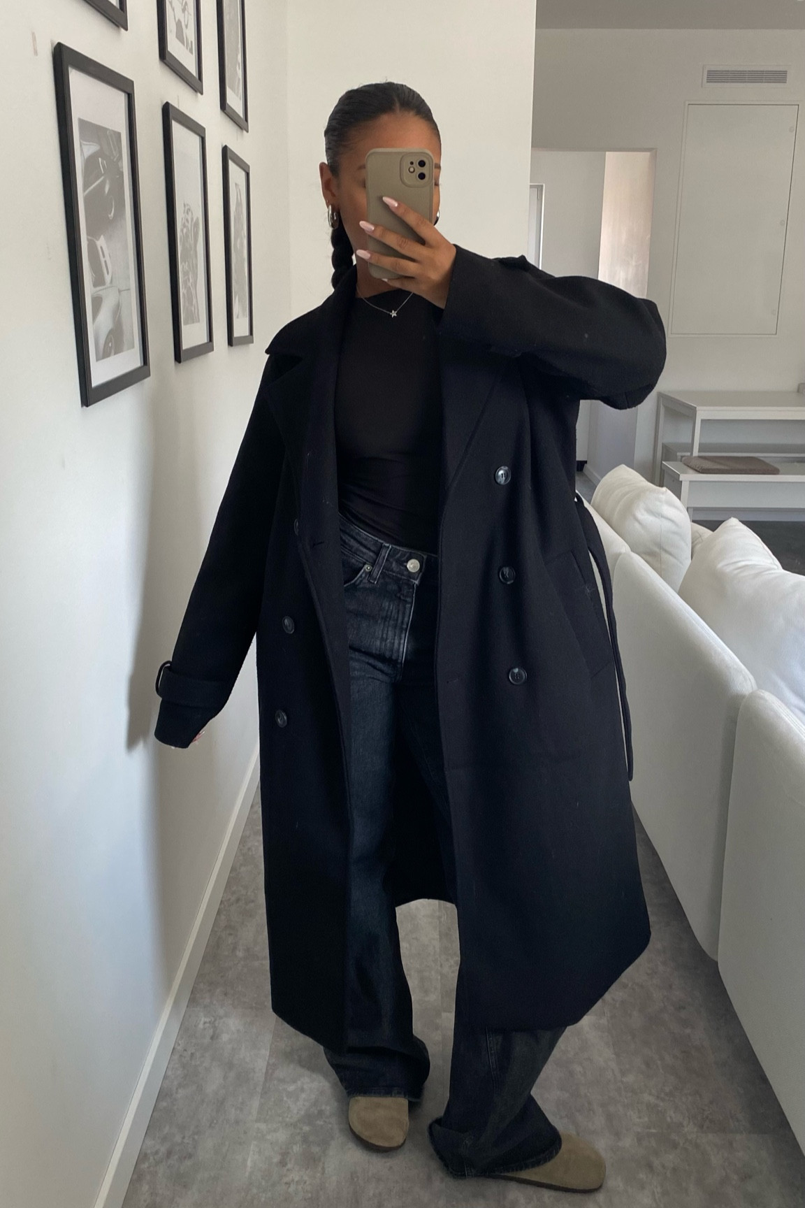 fall essential ⭐️ oversized black coat 