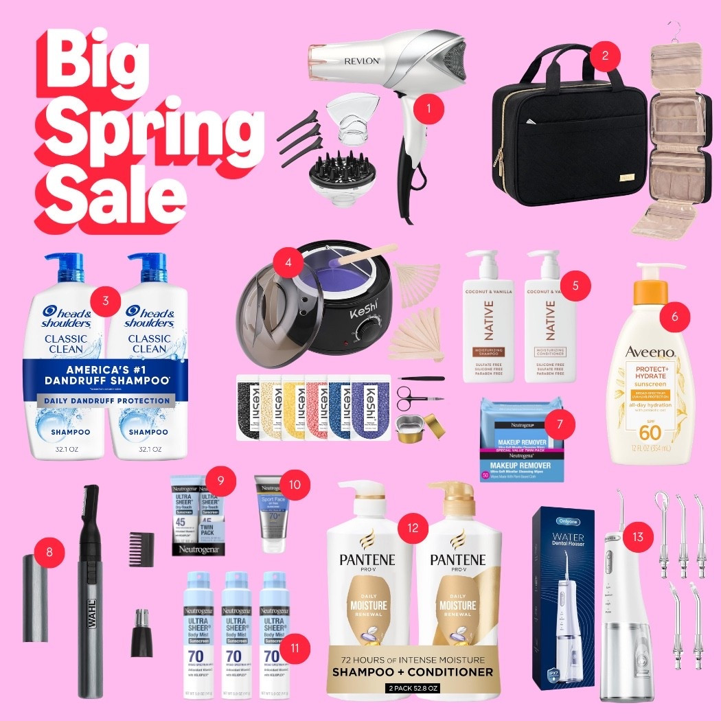 Big Spring Sale is HERE 🌸✨ If you’ve been waiting for the perfect time to restock your everyday essentials, upgrade your routine, or treat yourself to a little glow-up—this is it. So many must-haves in one place at prices you don’t want to miss. From beauty staples to self-care favorites and daily essentials, everything is giving fresh, clean, new season energy.

Save this for later, tap to shop your faves, and don’t forget—best deals don’t last long 👀

#LTKSale #LTKBeauty #LTKFinds #SpringSale #DealAlert #BeautyDeals #SelfCareEssentials #EverydayFavorites #GlowUpSeason #AffordableFinds #SaleSeason #TrendingNow #ShopNow #BeautyMustHaves #SkincareRoutine #HaircareEssentials #OnSaleNow #LTKUnder50 #LTKUnder100 #ViralFinds #RestockSeason #DailyEssentials #SpringRefresh #TikTokMadeMeBuyIt #AddToCart

#LTKselfcare #LTKSaleAlert #LTKBeauty
