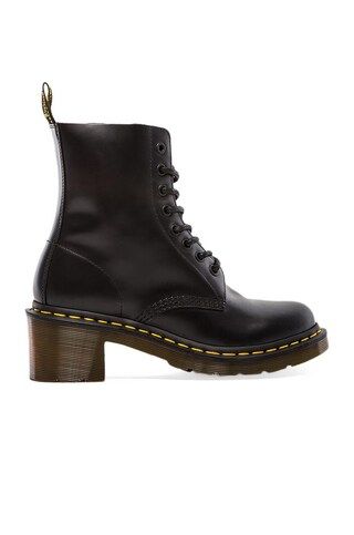 Dr. Martens Clemency 8-Eye Boot in Black from Revolve.com | Revolve Clothing (Global)